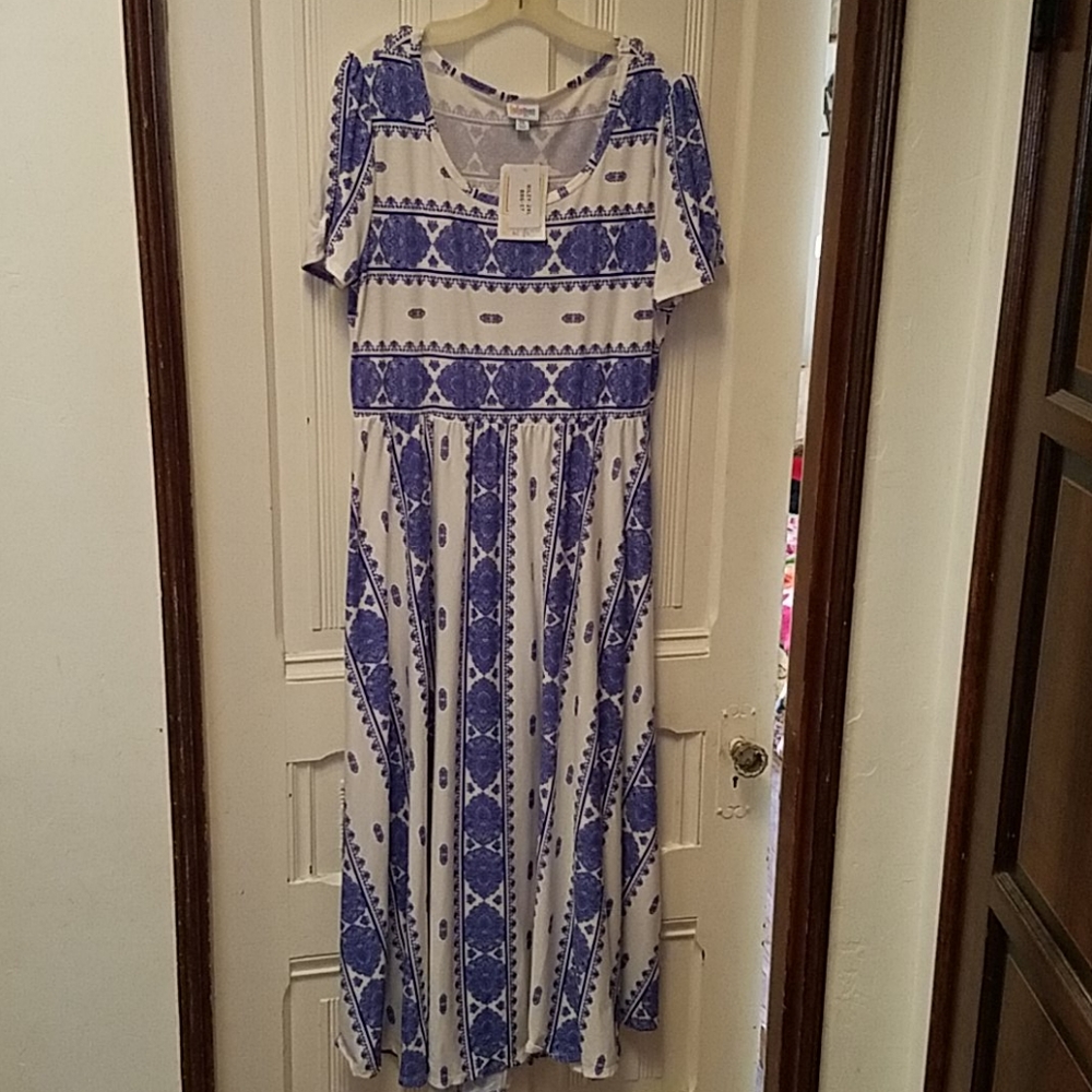 Lularoe riley midi dress